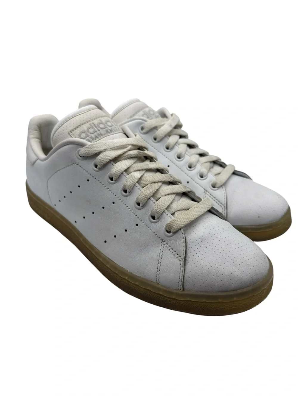 VINTAGE 2007 ADIDAS STAN SMITH WHITE TOE SNEAKERS MEN'S SIZE US 9